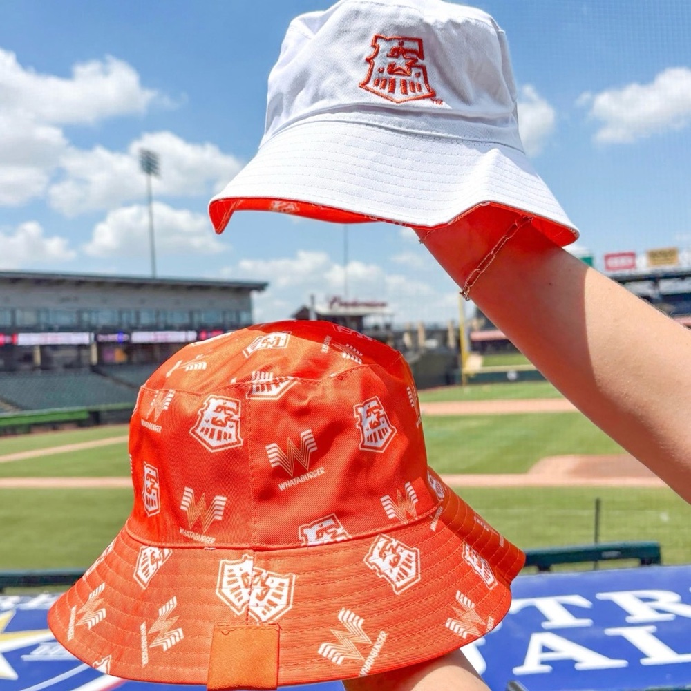 Round Rock Express Whataburger Reversible Bucket Hat Giveaway 2025 rare